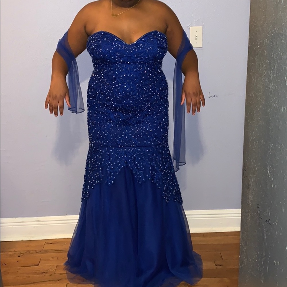 Floor length gown
